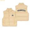  Áo Ghile MLB Varsity Padded Vest NY (L.Sand) 3ADVV0136-50SAL 