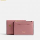  Ví Gập Coach Essential Card Holder Wallet Peony CZ111 