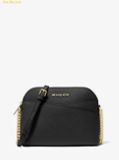  Túi Đeo Chéo Michael Kors Jet Set Travel Medium Dome Crossbody Bag Black 35F1GTVC6T 