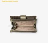  Ví Michael Kors Jet Set Medium Printed Signature Logo Wallet 35F5STVF6U Olive 