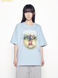  Áo Phông ADLV Metal Belly Short Sleeve T-Shirt Xanh 
