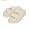  Dép MLB Chunky Bouncer Two Strap LA Dodgers White 3ALPCBT33-07WHS 
