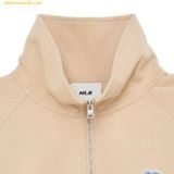  Áo Half-zip MLB Women's Medium Logo Crop Half-Zip Man-to-Man BOS L.Sand 3FMTB0731-43SAL 