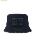  Mũ Bucket MLB Basic Coopers Denim Bucket Hat NY (Indigo) 3AHTDS24N-50INS Đen 