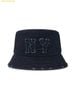  Mũ Bucket MLB Basic Coopers Denim Bucket Hat NY (Indigo) 3AHTDS24N-50INS Đen 