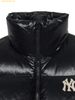  Áo Khoác Phao Ghile MLB Women's Basic Glossy Crop Padded Vest NY (Black) 3FDVB2046-50BKS Đen 