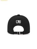  Mũ Lưỡi Trai MLB Basic Canvas Leather Logo Structure Ball Cap CLE 3ACPVL94N-45BKS Màu Đen 