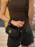  Túi Đeo Chéo Tory Burch Britten Mini Top Handle Leather Bag Black 149645 
