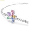  Lắc Tay Swarovski Ariana Grande x Swarovski bracelet Mixed cuts, Flower, Multicolored, Rhodium plated 5749187 