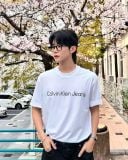  Áo Thun Calvin Klein Jeans Institutional Logo T-Shirt Màu Trắng / Đen 