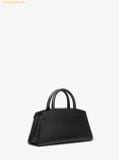  Túi Xách Michael Kors Greta Small Leather Satchel Black 35F6SG8S1L 