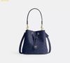  Túi Đeo Chéo Coach Rowan Bucket Bag In Signature Canvas Navy CEZ36 