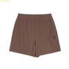  Quần short MLB Women'S Basic Ribbed 4" Shorts NEW YORK YANKEES 3FSPB0353-50BRS Màu Nâu 