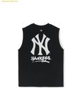  Áo Ba Lỗ MLB Basic Mega Logo Nashi T-Shirt New York Yankees - 3ATOB0253-50BKS - Đen 