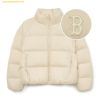 Áo Khoác Phao MLB Women's Basic Over-Crop Padded BOS (L.Beige) 3FDJB0136-43BGL Begi