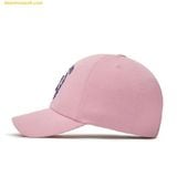  Mũ Lưỡi Trai MLB Sportive Varsity Emblem Unstructured Ball Cap - 3ACPV094N-45PKM Màu Hồng Phom Cứng 