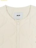  Áo Khoác Phao MLB Basic U-neck lightweight short padding BOS (D.Cream) 3ADJB0146-43CRD 