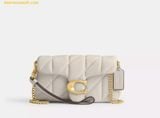  Túi Xách Coach Tabby 18 Crossbody Wristlet With Pillow Quilting CP018 Chalk 
