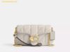 Túi Xách Coach Tabby 18 Crossbody Wristlet With Pillow Quilting CP018 Chalk