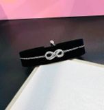  Vòng Tay, Lắc Tay Swarovski Hyperbola bracelet Infinity, White, Rhodium plated 5679664 