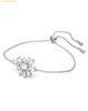 Lắc Tay Swarovski Gema bracelet, Mixed cuts, Flower, White, Rhodium plated 5644684 