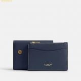  Ví Gập Coach Essential Card Holder Wallet Navy CZ111 