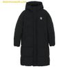 Áo Khoác Phao Dài MLB Basic Big Lettering Hood Long Padding New York Yankees 3ADJB1846-50BKS-Đen