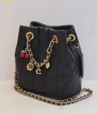  Túi Đeo Chéo Coach Jade Drawstring Bag With Quilting Black CER88 