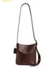  Túi Đeo Vai Coach Bleecker 21 Bucket Bag Russet Maple 