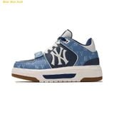  Giày Thể Thao MLB Chunky Liner Mid Denim New York Yankees Blue 3ASXCHL4N-50BLS 