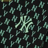  Áo Sweater MLB Classic Monogram Front Brushed Over Fit Sweatshirt New York Yankees 3AMTM0926-50BKS Màu Đen 