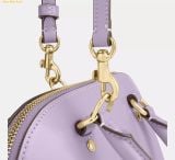  Túi Đeo Chéo Coach Sac Satchel Mini Lara Lilas CEA01 