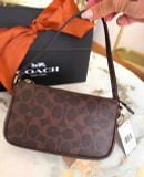  Túi Đeo Vai Coach Plaza 18 Women's Handbag Maple in Brown CCD38 