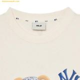  Áo Sweat MLB Mega Bear Winter Sports Bear Fleece Overfit Man-to-Man NY (Cream) 3AMTE0236-50CRS 