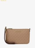  Túi Đeo Vai Michael Kors Jet Set Small Signature Logo Convertible Wristlet Camel 35T4GTVW5B 
