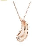  Dây chuyền SWAROVSKI Nice pendant Feather, White, Rose gold-tone plated 5663483 
