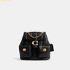  Balo Coach Tabby Backpack With Quilting CU076 Black 