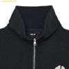  Áo Half-zip MLB Women's Medium Logo Crop Half-Zip Man-to-Man NY (Black) 3FMTB0731-50BKS 