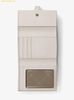  Ví Gập Michael Kors Greenwich Medium Saffiano Leather Trifold Wallet Lt Cream 35S5GGRE6L 