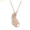 Dây chuyền SWAROVSKI Nice pendant Feather, White, Rose gold-tone plated 5663483