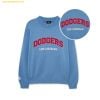  Áo Sweat Len MLB Varsity Sweater LA (D.Sky Blue) 3AKPV0134-07SBD 