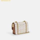  Túi Đeo Chéo Coach Klare Crossbody Bag In Signature Canvas Gold Chalk Pink CDZ07 