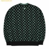  Áo Sweater MLB Classic Monogram Front Brushed Over Fit Sweatshirt New York Yankees 3AMTM0926-50BKS Màu Đen 