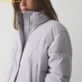  Áo Khoác Phao WHOAU High Neck Short Puffer Padding WHJPE4V15F - Tím 
