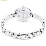  Đồng Hồ Swarovski Matrix bangle watch Swiss Made, Crystal bracelet, White, Stainless Steel 5677487 