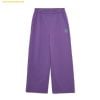 Quần Suông Dài MLB Women's Varsity High-Waist Wide Pants NY (D.Lavender) 3FPTV0134-50LDD