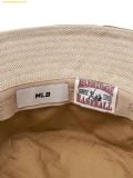  Mũ Bucket MLB Basic Canvas Leather Logo Bucket Hat BOS 3AHTVL14N-43CRD Begi 