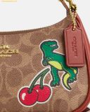  Túi Đeo Vai Coach Teri Mini Crossbody Bag In Signature Canvas With Sticker Print Size 20 