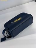 Túi Cầm Tay Coach Small Travel Kit With Car Print Deep Blue Multi CEK63 