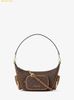  Túi Xách Michael Kors Merritt Small Signature Logo Convertible Shoulder Bag Vanila 35R6G0WC1B 